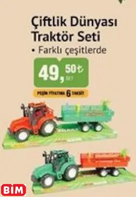 ÇİFTLİK DÜNYASI TRAKTÖR SETİ ÇİFTLİK DÜNYASI TRAKTÖR SETİ